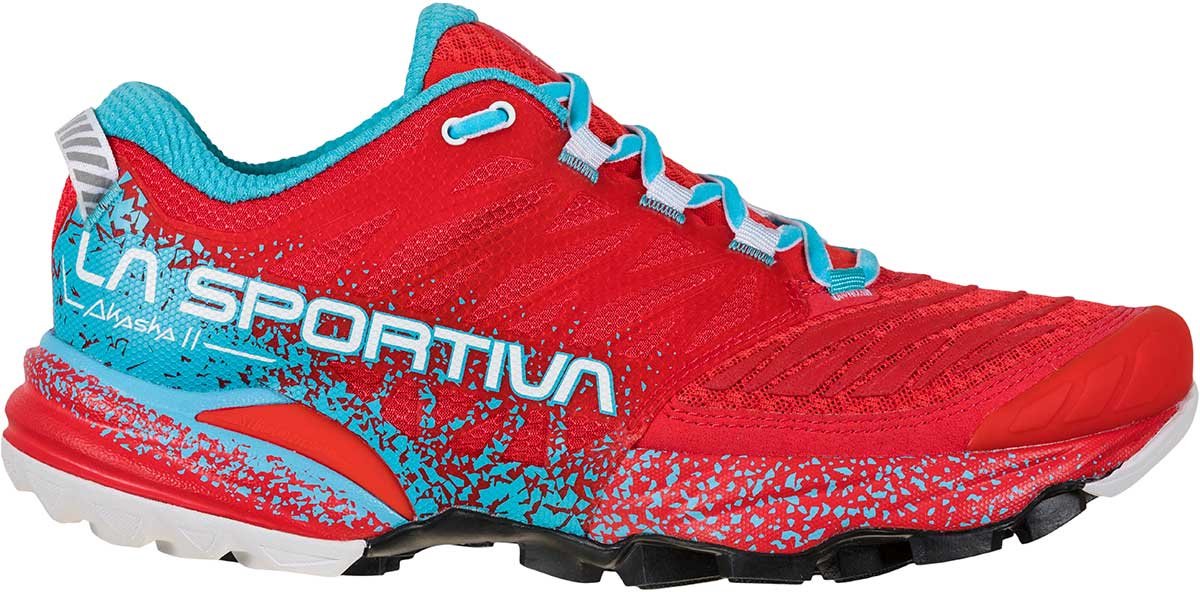 La Sportiva Akasha II Trailrunningschoenen Dames Hibiscus Malibu 41 Blauw