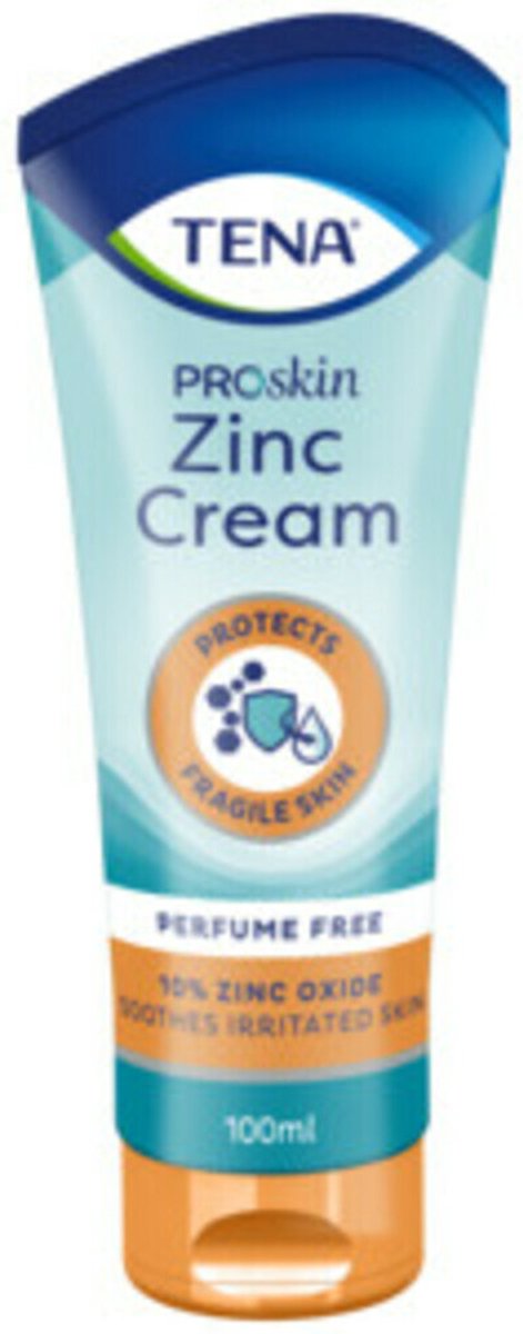 10x 100 ml - TENA ProSkin Zinc Cream - Voordeelverpakking