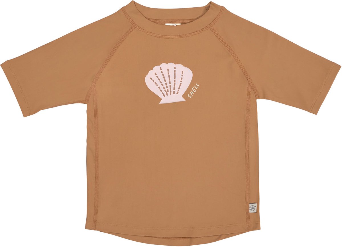 Lässig Zwemshirt Rashguard Korte Mouw Splash & Fun Shell caramel, 25 - 36 mnd.