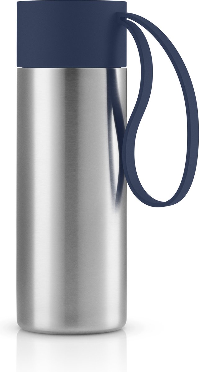 Eva Solo - Drinkbeker To Go Thermos 350 ml Navy Blue - Roestvast Staal - Blauw -