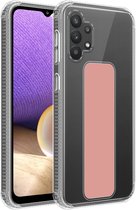 Cadorabo Hoesje geschikt voor Samsung Galaxy A32 4G in ROZE - Beschermhoes gemaakt van flexibel TPU silicone Cover Case met houder en standfunctie
