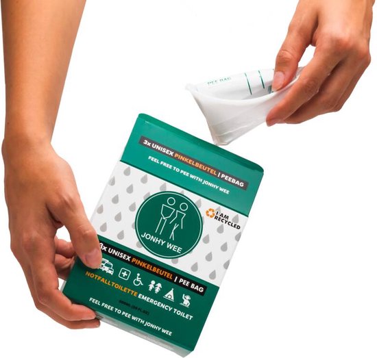 Jonhy Wee Noodtoilet, 3 stuks