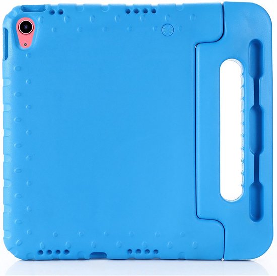 CaseBoutique Étui pour tablette Kinder adapté à iPad 10.9 (10e génération) - Blauw - Mousse EVA