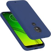 Cadorabo Hoesje geschikt voor Motorola MOTO G7 POWER in LIQUID BLAUW - Beschermhoes gemaakt van flexibel TPU silicone Case Cover