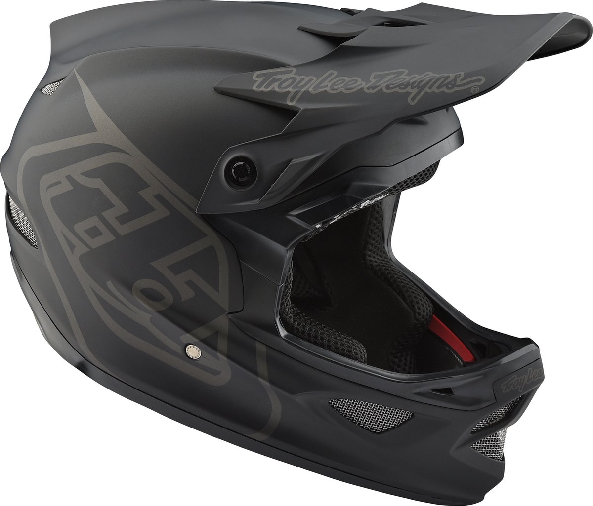 Troy Lee Designs D3 Fiberlite Downhill Helm Zwart XS