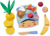 Tender Leaf Toys Planche à Découper Fruits Tropicaux