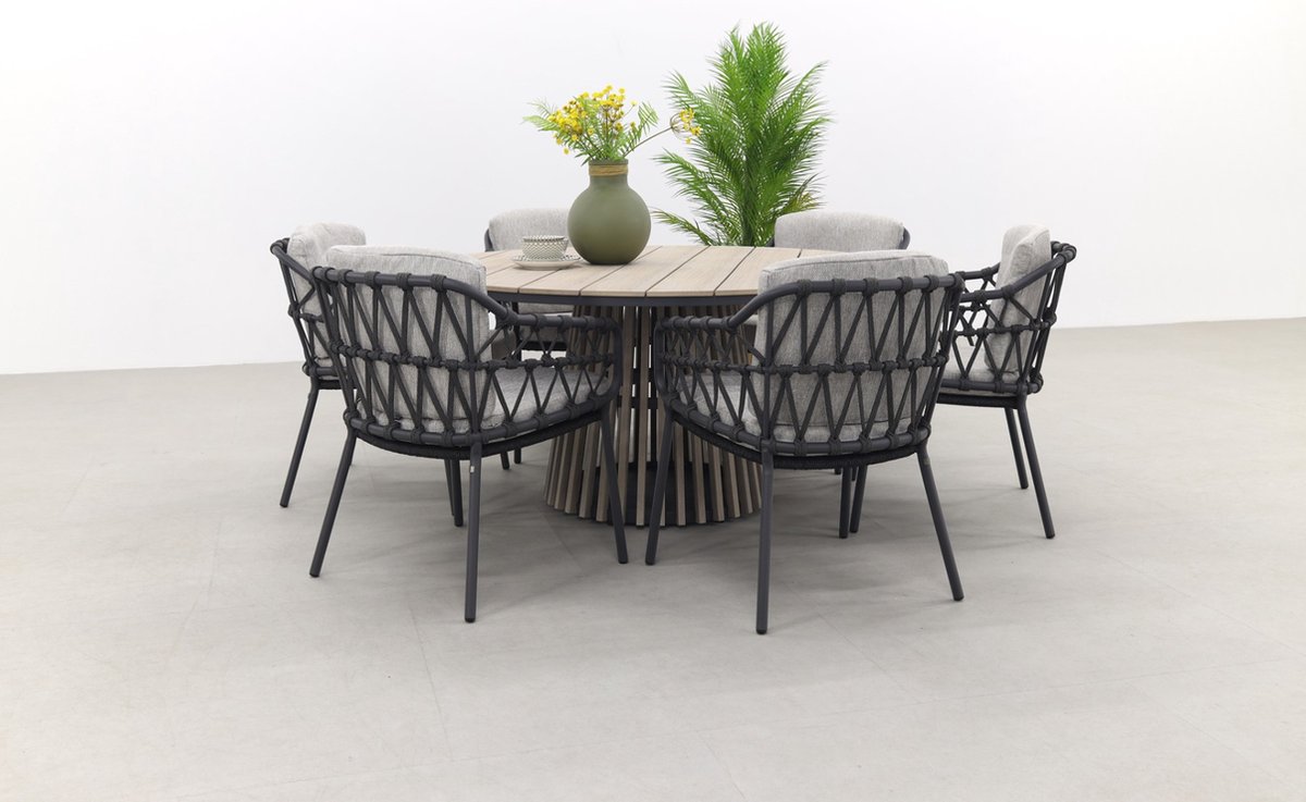 4SO Calpi/GI Trinxa ronde tuinset - 148 cm.