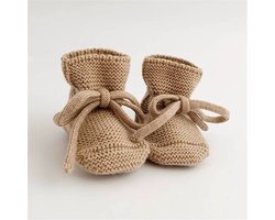 foto van Wollen slofjes Hvid - Kleur: Sand