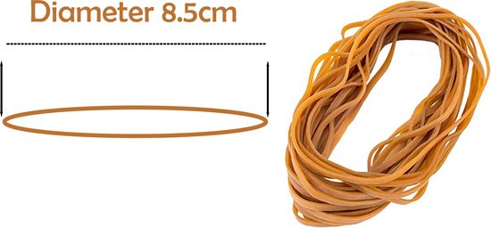 Haarelastiekjes rubber - licht pastel – Clip en Go