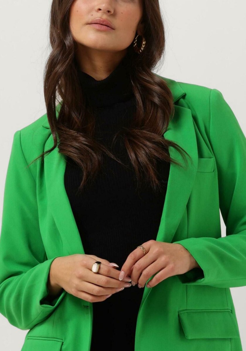 Object Objsigrid L/s Blazer Blazers Dames - Groen - Maat 36