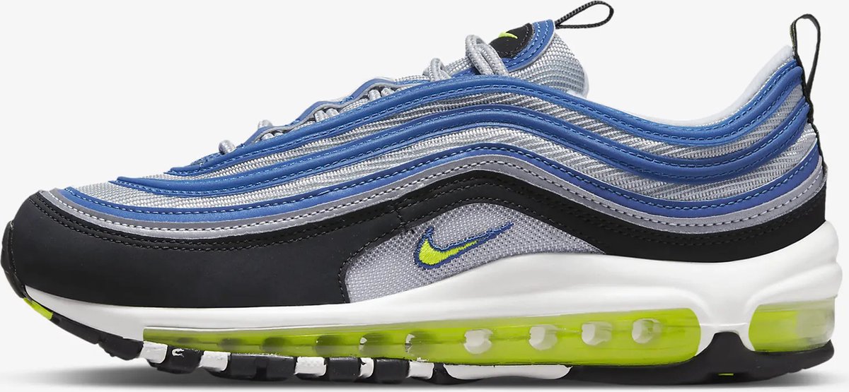 Nike Air Max 97 OG Sneakers Unisex – Atlantic /Metallic /Voltage Blauw