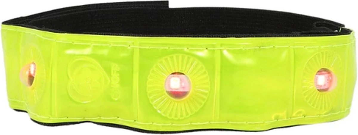 Ceinture de sécurité LED lumineuse rouge - 4 pièces - Batterie incluse, Lumière