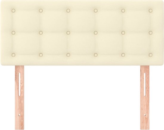 vidaXL-Hoofdbord-80x5x78/88-cm-kunstleer-crèmekleurig