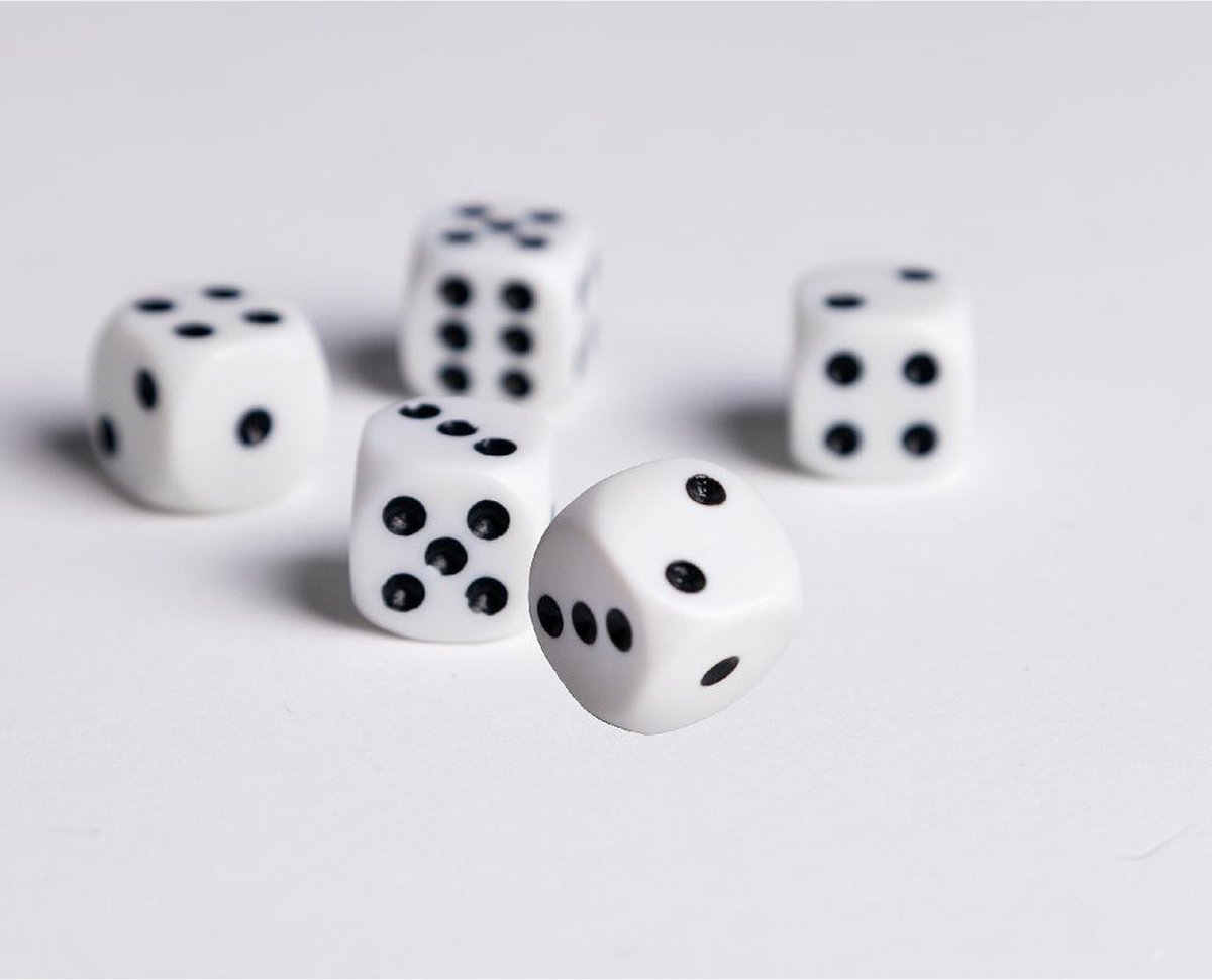 thumbnail: 6 Stuks Dobbelstenen Boards - PU Leren Opvouwbare Houders Voor RPG En DND Spellen, 6 Kleuren