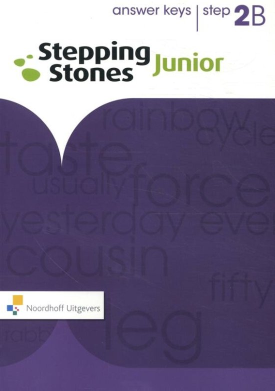 Stepping Stones Junior Step 2B Answer keys text/workbook 9789001878061 Boeken
