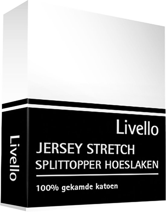 Livello Hoeslaken Jersey splittopper White 180x200/210