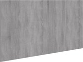 vidaXL - Hoofdbord - 160x1,5x80 - cm - bewerkt - hout - grijs - sonoma - eikenkleurig