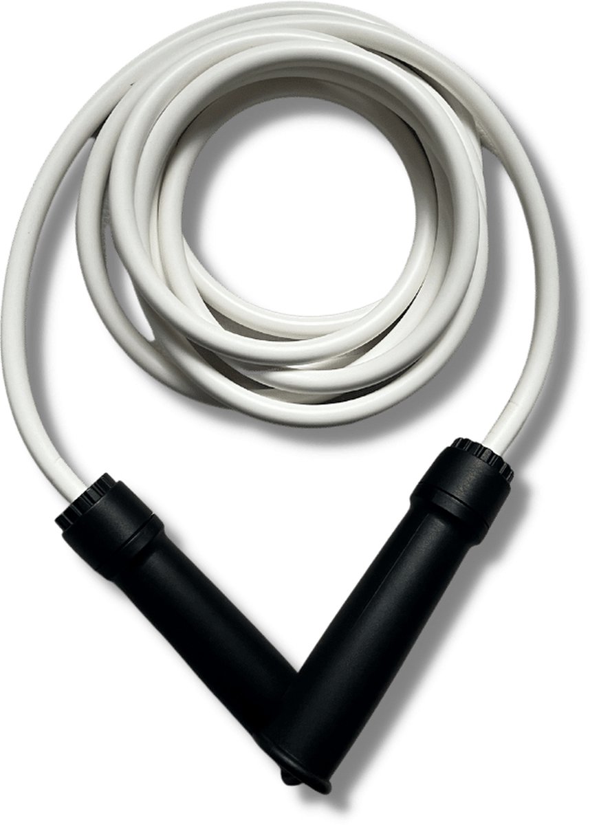 Elevate Gravity Heavy Jump Rope (WIT) Springtouw - Verzwaard Springtouw - Muay Thai Springtouw - Jump rope voor boxers & martial artists
