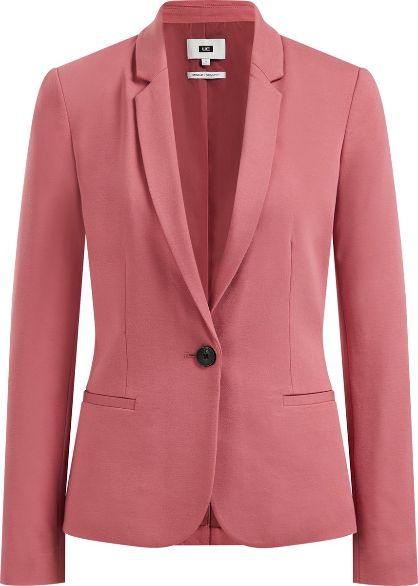 WE Fashion Dames getailleerde jersey stretch blazer