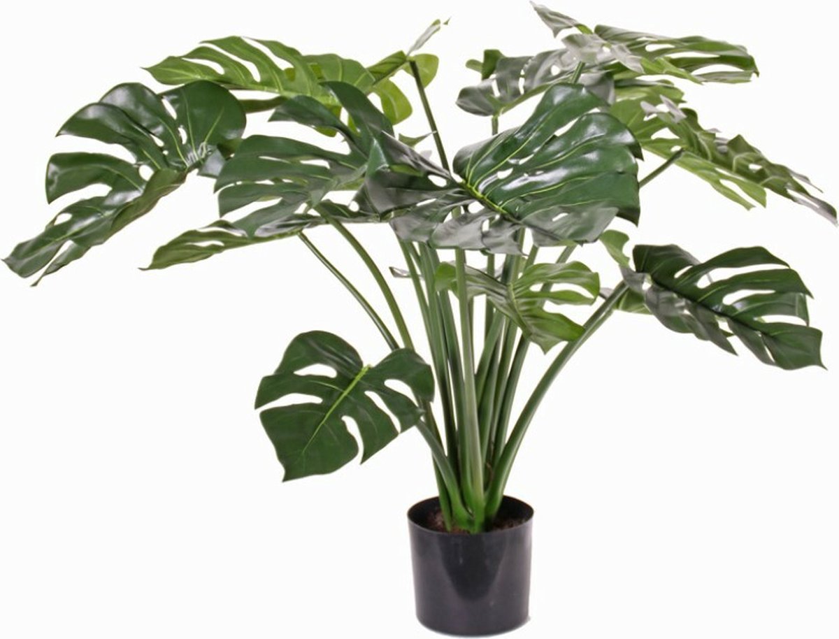 Kunstplant - Gatenplant - Monstera deliciosa hoogte 85cm