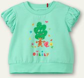 Oilily Toutti - T-Shirt - Meisjes - Groen - 80