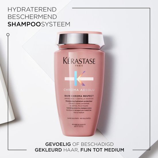 Kérastase Bain Chroma Respect - Kleurbeschermende, hydraterende shampoo voor gekleurd haar - 250ml