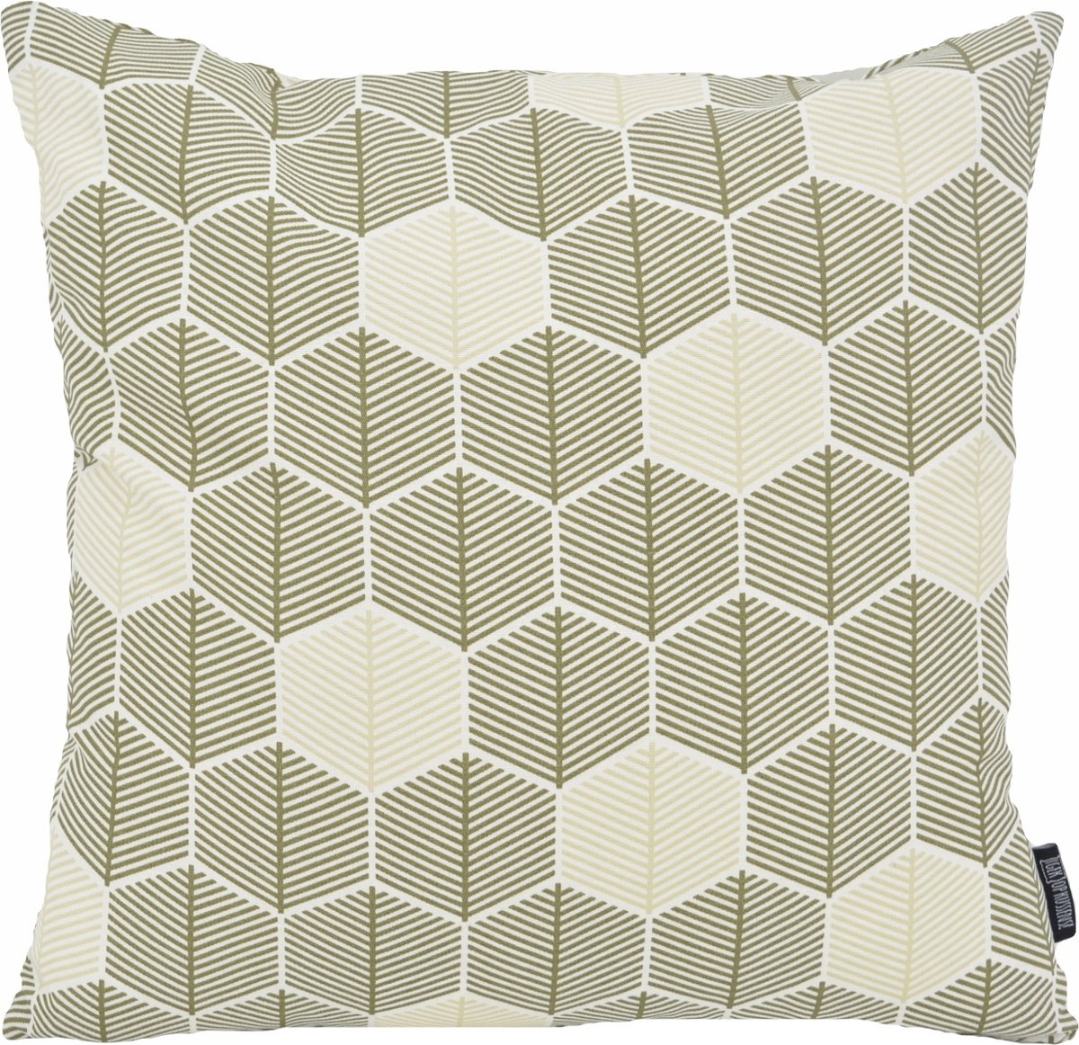 Gek op Kussens! Sierkussen Hexagon Groen | 45 x 45 cm | Katoen/Polyester