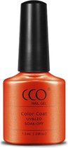 CCO Shellac - Gel Nagellak - kleur Lover's Embrace 68024 - OranjeShimmer - Dekkende kleur - 7.3ml - Vegan