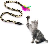 Katten speeltjes Katten Speelgoed Kattenspeeltjes Katten Hengel Panter Staart Excl. Hengel– Bruin