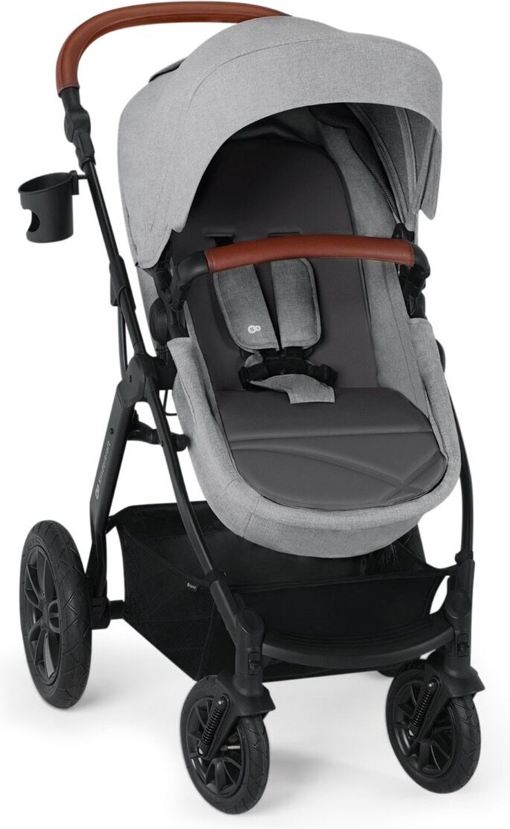 KINDERKRAFT-Poussette combinée 3en1 NEWLY Moonlight gris + siège auto