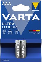Varta 06103, Batterie à usage unique, AAA, Lithium, 1,5 V, 2 pièce(s), 1100 mAh