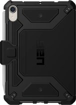 UAG Tablet Hoes Geschikt voor iPad Mini 6 (2021) - UAG Metropolis Bookcase tablet - Zwart