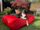 Dog's Companion Coussin pour chien hydrofuge et anti-salissures - M - 90 x 70 cm - Revêtement rouge