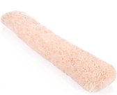 Tochtstopper voor Ramen en Deuren - Tochtkussen Pluche - Roze - 90cm