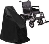Housse pour fauteuil roulant - Zwart - Housse de protection pour fauteuil roulant - 130 x 114 x 76 cm - Housse de pluie