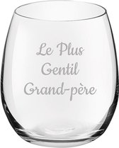 Drinkglas gegraveerd - 39cl - Le Plus Gentil Grand-père