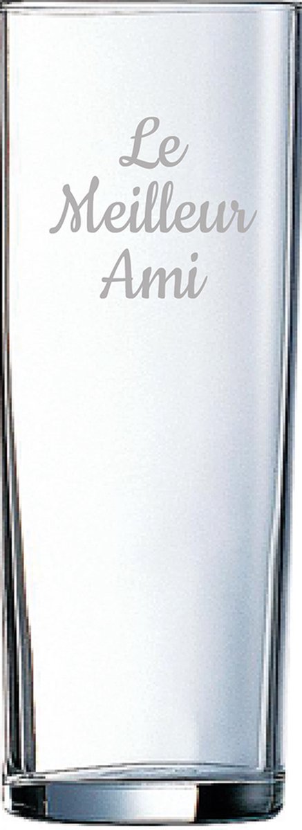 Longdrinkglas gegraveerd - 31cl - Le Meilleur Ami