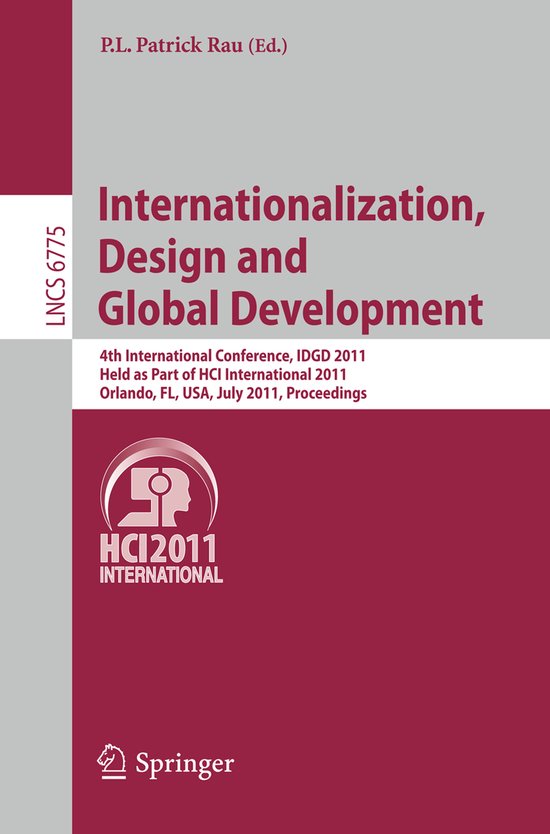 Internationalization, Design and Global Development - cover