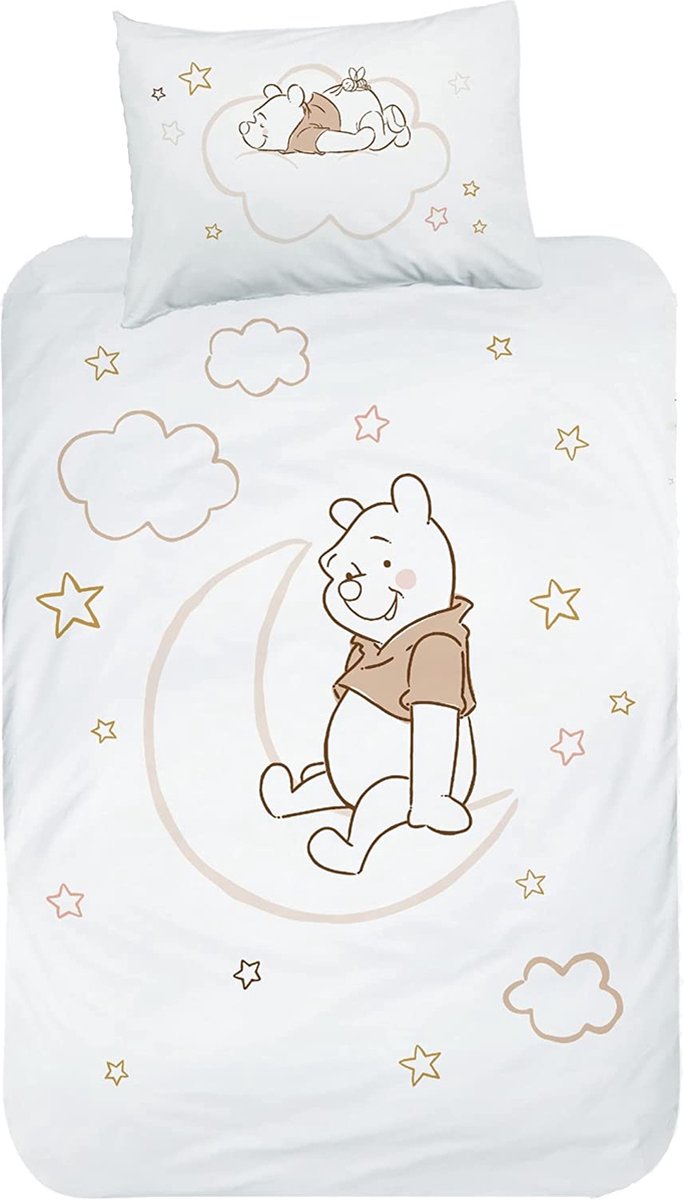 DJDEA Beddengoed 90 x 190 voor kinderen, meisjes, met 1 kussensloop 40