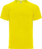 T-shirt sport jaune unisexe 'Monaco' marque Roly taille M