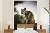 Behang - Fotobehang Lynx - Breedte 195 cm x hoogte 300 cm