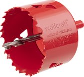 wolfcraft - bi-metalen Gatenzaag 68 mm - Gatenboor - Dozenboor - zaagdiepte 40 mm - Hout - Metaal - Gips - 5474000