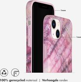 Selencia Aurora Fashion Backcover voor de iPhone 13 - Duurzaam hoesje - 100% gerecycled - Ocean Shell Purple