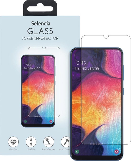 Selencia Screenprotector Geschikt voor Samsung Galaxy M31 / A50 / A30s Tempered Glass - Selencia Gehard Glas Screenprotector