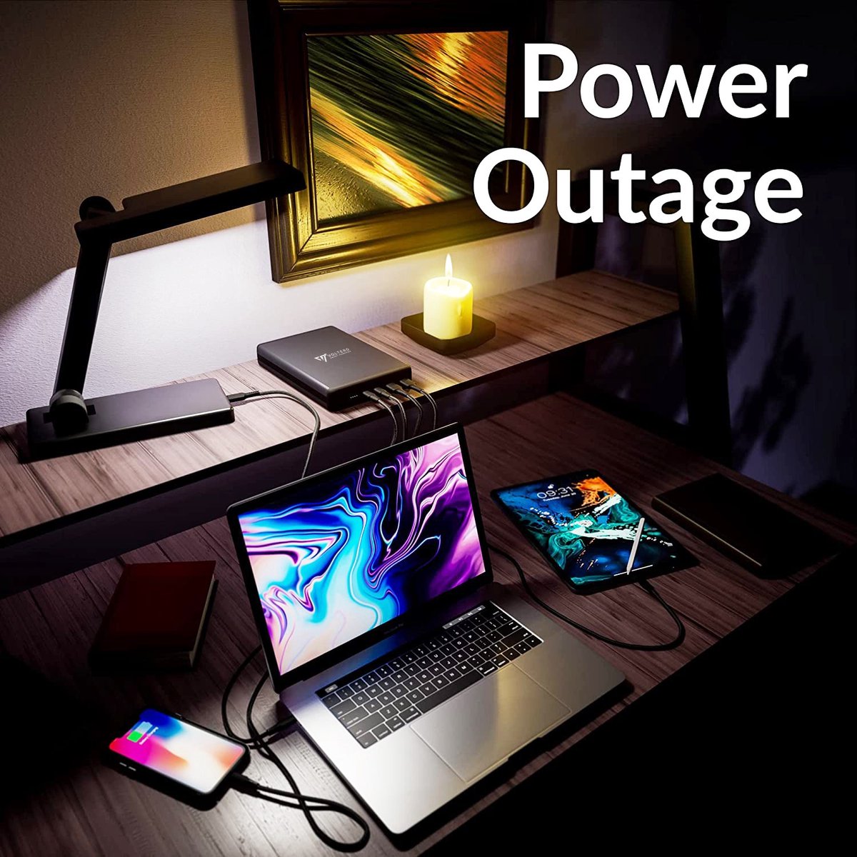 Voltero S50 - 50.000mAh powerbank - 100W Snellader - USB, - afbeelding 3