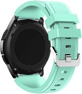 Strap-it Smartwatch bandje 20mm - siliconen bandje geschikt voor Huawei Watch GT 2 42mm / GT 3 42mm - horlogeband geschikt voor Amazfit GTS / GTS 2 / 2 Mini / GTS 3 / GTS 4 / Amazfit Bip / Bip Lite / Bip S / Bip u Pro / Bip 3 - aqua