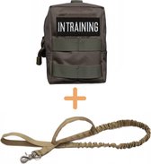 Always Prepared © Pro K9 Riem - Tactical Hondenriem - Hondenlijn - Zwart - Lengte: 100-140cm - Nylon trainingslijn