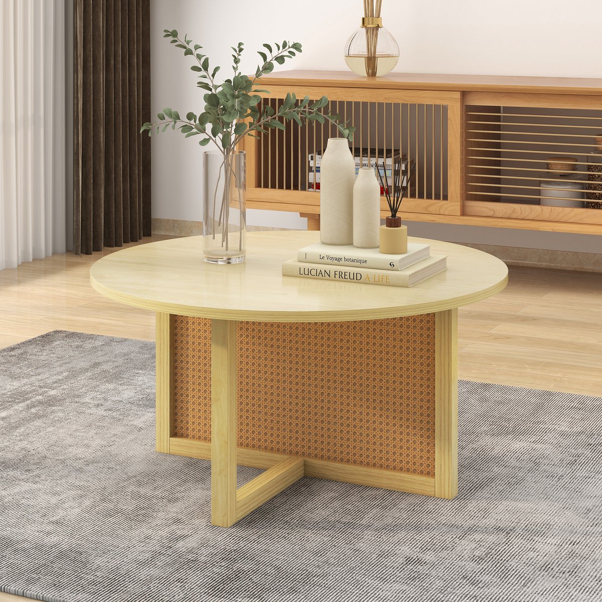 Salontafel Rond Set Van 2 Moderne Witte Salontafel Met Duurzaam Metalen Frame Voor Woonkamer Slaapkamer Kantoor
