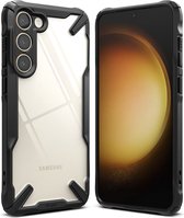 Ringke Fusion X Samsung Galaxy S23 Hoesje Back Cover Transparant Zwart