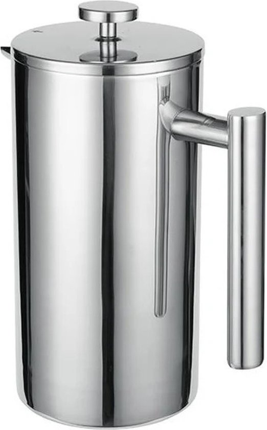Bestel Zwarte French Press Koffiezetapparaat Met Dubbele Wand Isolatie 0.7 Liter